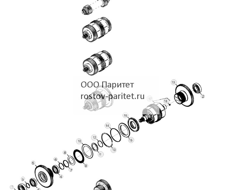 YZ107371 Вал пятой ступени в сборе - ST761840 74.jpg